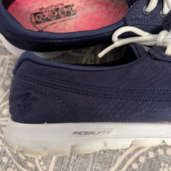Skechers On-The-Go Blue Docker Shoes Womens Size 6.5 - Picture 8 of 13